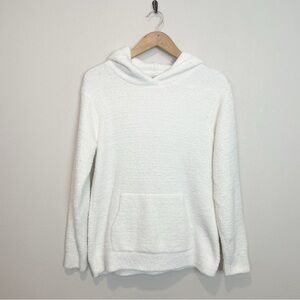 Softies Plush Sherpa Super Cozy Hoodie Pullover Sweatshirt Marshmallow Small